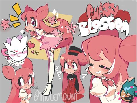 Cherry blossom cookie cookie run | Character design, Character art