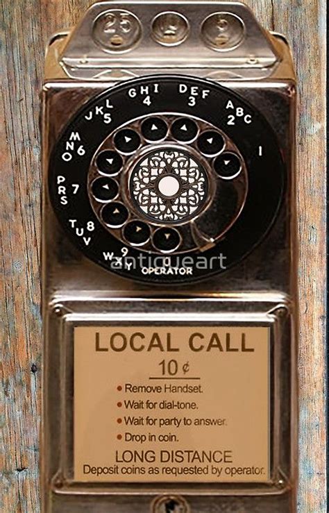 Phone Antique Rotary Dial Pay Telephone Booth Iphone Case And Cover By