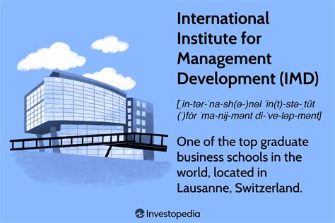International Institute For Management Development Imd Overview