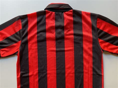 Ac Milan 1990 1991 Home Jersey Shirt Maglia Calcio Ebay