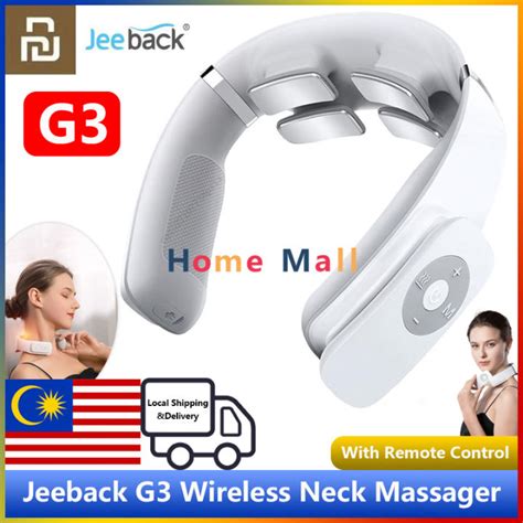 Hm Xiaomi Mijia Youpin Jeeback G3 Upgrade Wireless Neck Massager Tens Pulse Electric Cervical