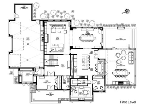 Outstanding Mansions Amp More Contemporary Mansion W Floor Plans Plan