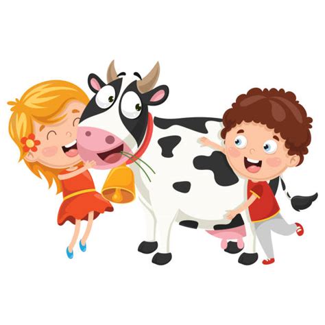Best Two Cows Illustrations Royalty Free Vector Graphics And Clip Art
