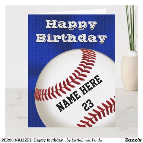 Personalized Happy Birthday Baseball Cards Baseball Cards Worth