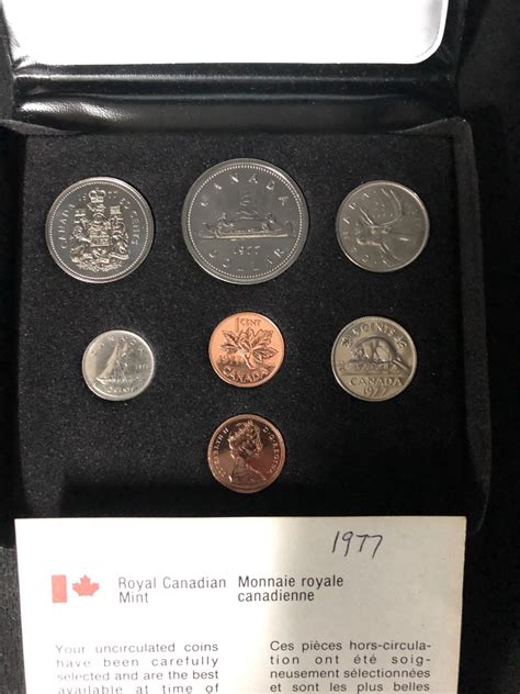 1977 Royal Canadian Mint 7 Coin Set