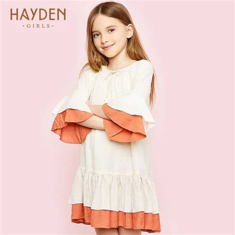 Hayden Teenage Girls Party Dresses 2017 Summer Teens Girls Clothes 13