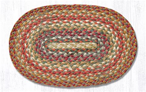 Pm 300 Honeyvanillaginger Jute Placemat The Braided Rug Place