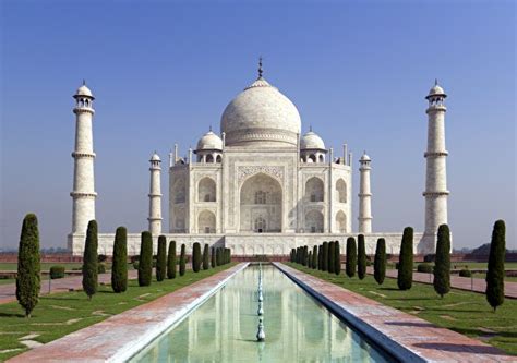 Picture Taj Mahal Mosque Agra India Uttar Pradesh 600x422