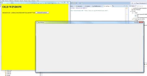 Java Blank Eclipse Window Is Opening When I Tried To A New Browser In
