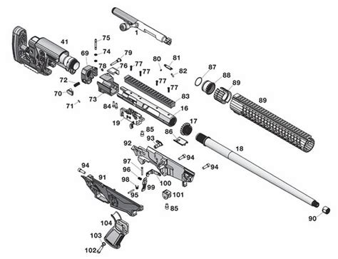 Ruger Precision Rifle Parts Diagram