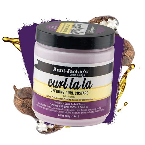 Aunt Jackie S Curls And Coils Curl La La Defining Curl Custard 15 Oz