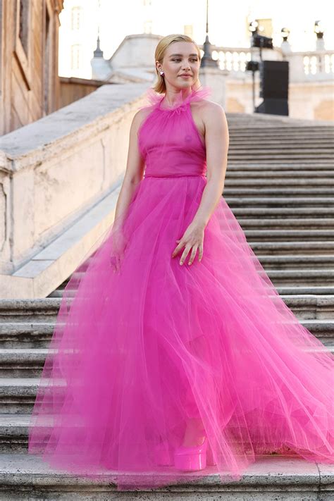 Florence Pugh Speaks Out On Her Viral Sheer Valentino Pink Dress