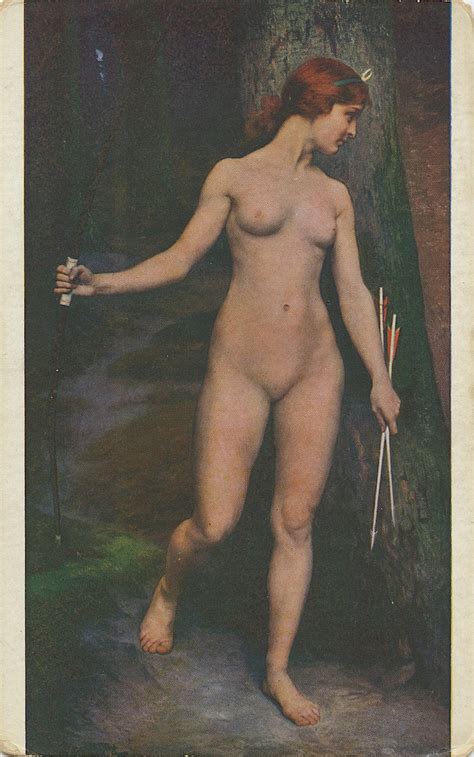 Lot Antique Vintage Collectible Postcard Artistic Nude