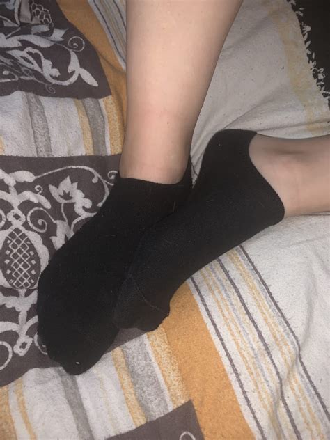 Füße In Schwarzen Socken Feeterie
