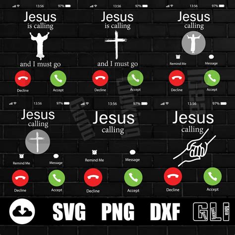 Jesus Is Calling Svg Bundle Jesus Is Calling And I Have To Etsy