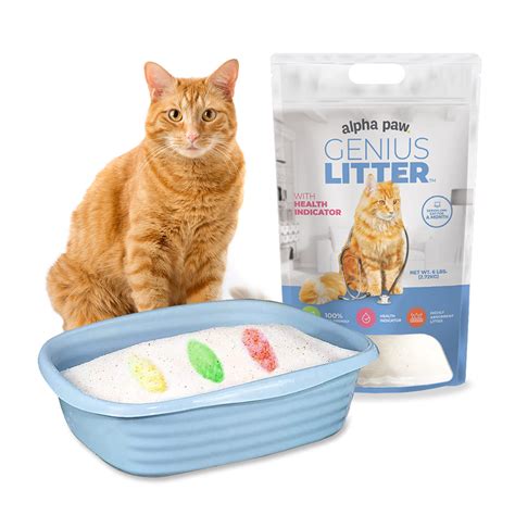 Alpha Paw Genius Cat Litter With Health Indicator Odor Eliminating