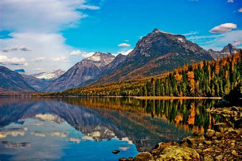 Mcdonald Lake Glacier National Park Wallpapers Wallpaper Cave