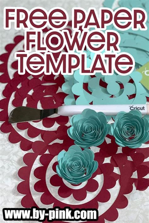 How To Make A Paper Rose Free Rolled Flower Template Artofit