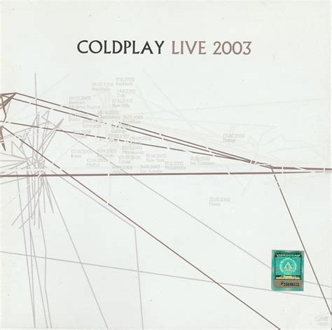 Coldplay Live 2003 2003 Cd Discogs
