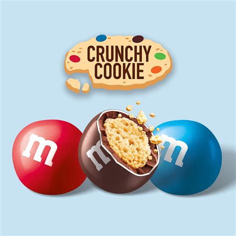 Mandms Crunchy Cookie Milk Chocolate Candy Sharing Size 74 Oz Bag