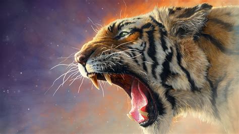 Download Roar Animal Tiger 4k Ultra Hd Wallpaper