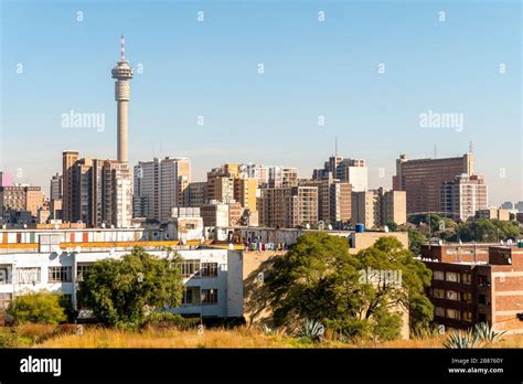 Architecture Of Downtown Of Johannesburg Hillbrow South Africa Stock