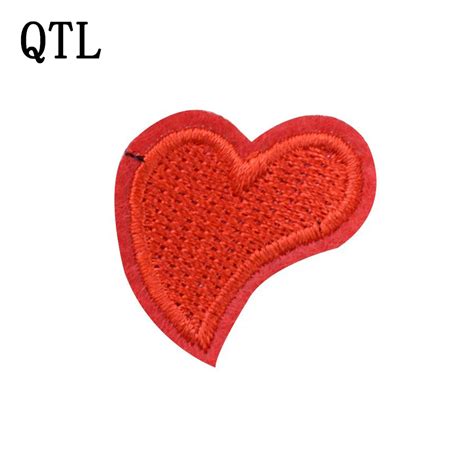 diy hearts patches for clothing iron embroidered patch applique iron on patches sewing