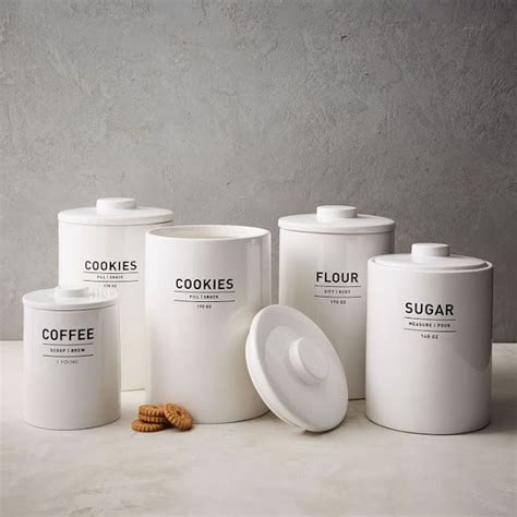 Check spelling or type a new query. Modern farmhouse kitchen canisters. White or black options ...