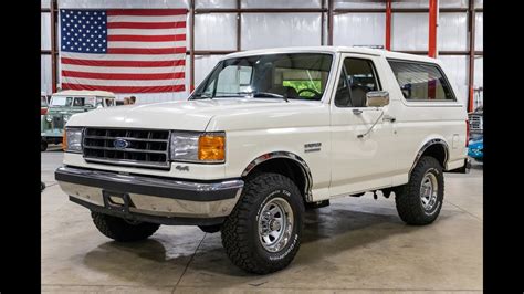 1990 Ford Bronco Xlt For Sale Walk Around Video 66k Miles Youtube