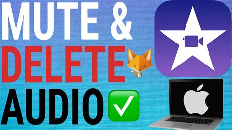How To Mute And Delete Audio On Imovie Mac Youtube