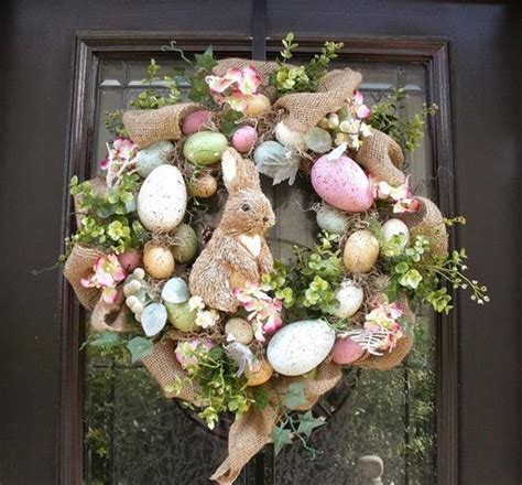 Beautiful 30 Diy Front Door Easter Decorating Ideas Easter