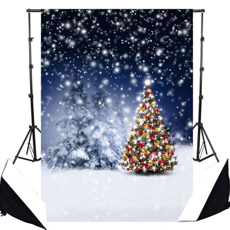 Mohome 7x5ft Photography Backgrounds Merry Christmas Theme Backdrops