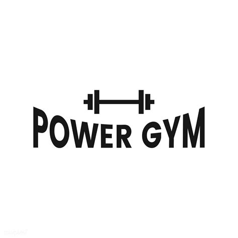 Power Gym Logo Badge Vector Free Image By Manotang