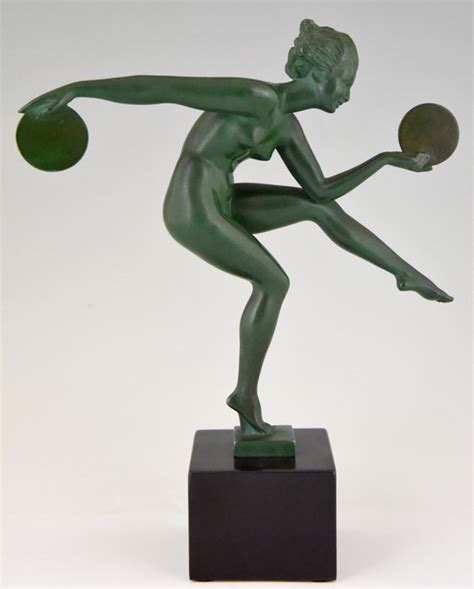 Derenne Marcel Bouraine Art Deco Sculpture Dancing Nude Catawiki My