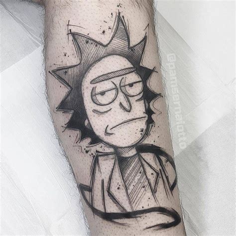 Tatuaje Rick And Morty Rick And Morty Tattoo God Tattoos Life