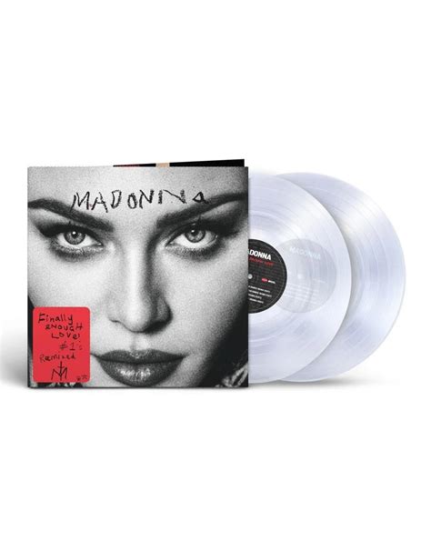 Madonna Finally Enough Love Exclusive Clear Vinyl Pop Music