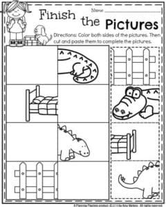Back to School Preschool Worksheets - Planning Playtime