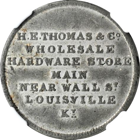 1832 He Thomas And Co American Token Rare Token Appraisal
