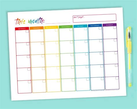 Pin On Printable Planners And Trackers
