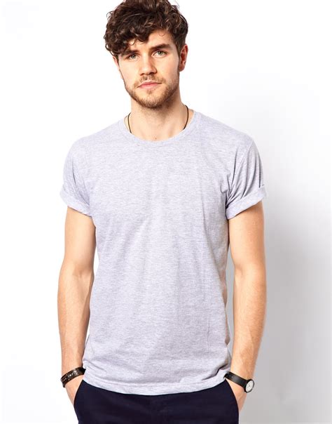Lyst American Apparel T Shirt In Gray For Men