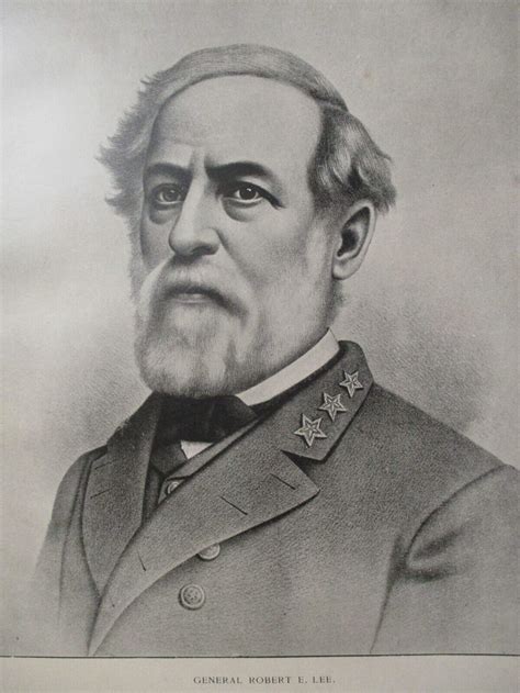1895 Civil War Print Confederate General Robert E Lee Frame For A