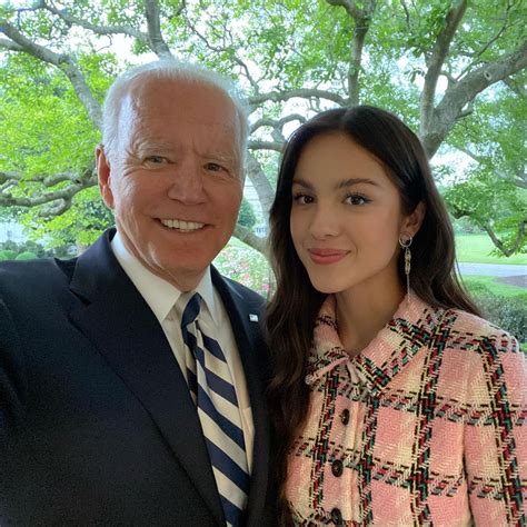 Olivia Rodrigo Shares Selfie With President Joe Biden Following White