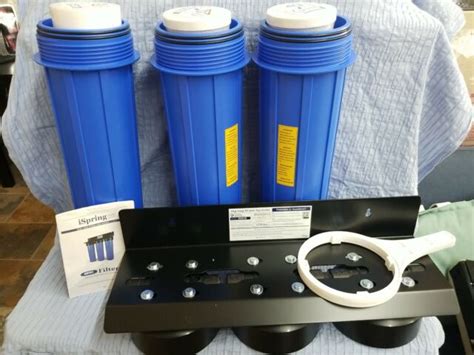 Ispring Wgb32b 3 Stage Whole House Water Filtration System W 20 Inch