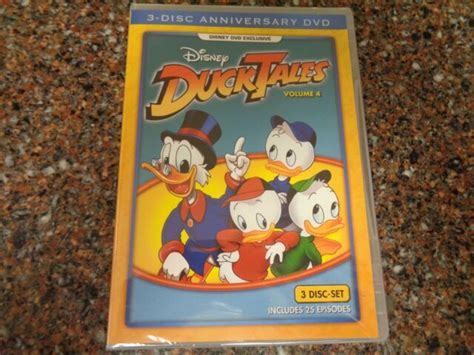 Ducktales Volume 4 Dvd 3 Disc Anniversary Disney 25 Episodes For Sale