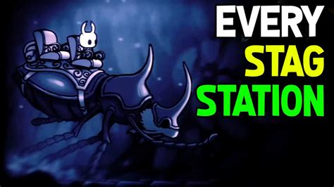 Every Stag Station In Hollow Knight Detailed Guide Youtube