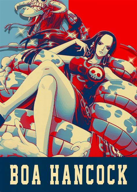 Boa Hancock One Piece Pop Art Poster Print Metal Posters Di 2020