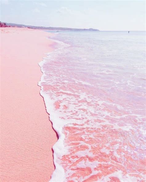 Aesthetic Pink Ocean Wallpaper