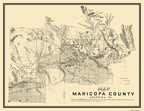 Map Of Maricopa County Arizona World Map