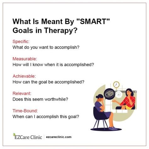 How To Set Therapy Goals 5 Common Counseling Goals Ezcare Clinic