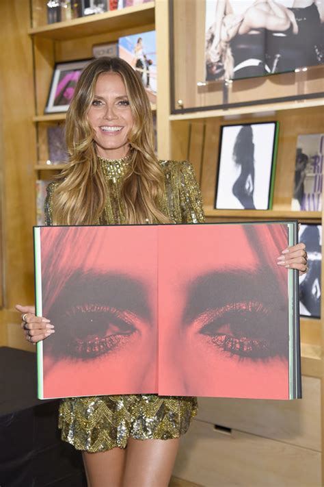 heidi klum gives the public what they want at the heidi klum by rankin book signing in nyc